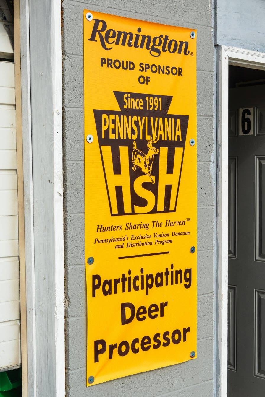 Hunters bringing deer to a trusted state-inspected deer processing facility